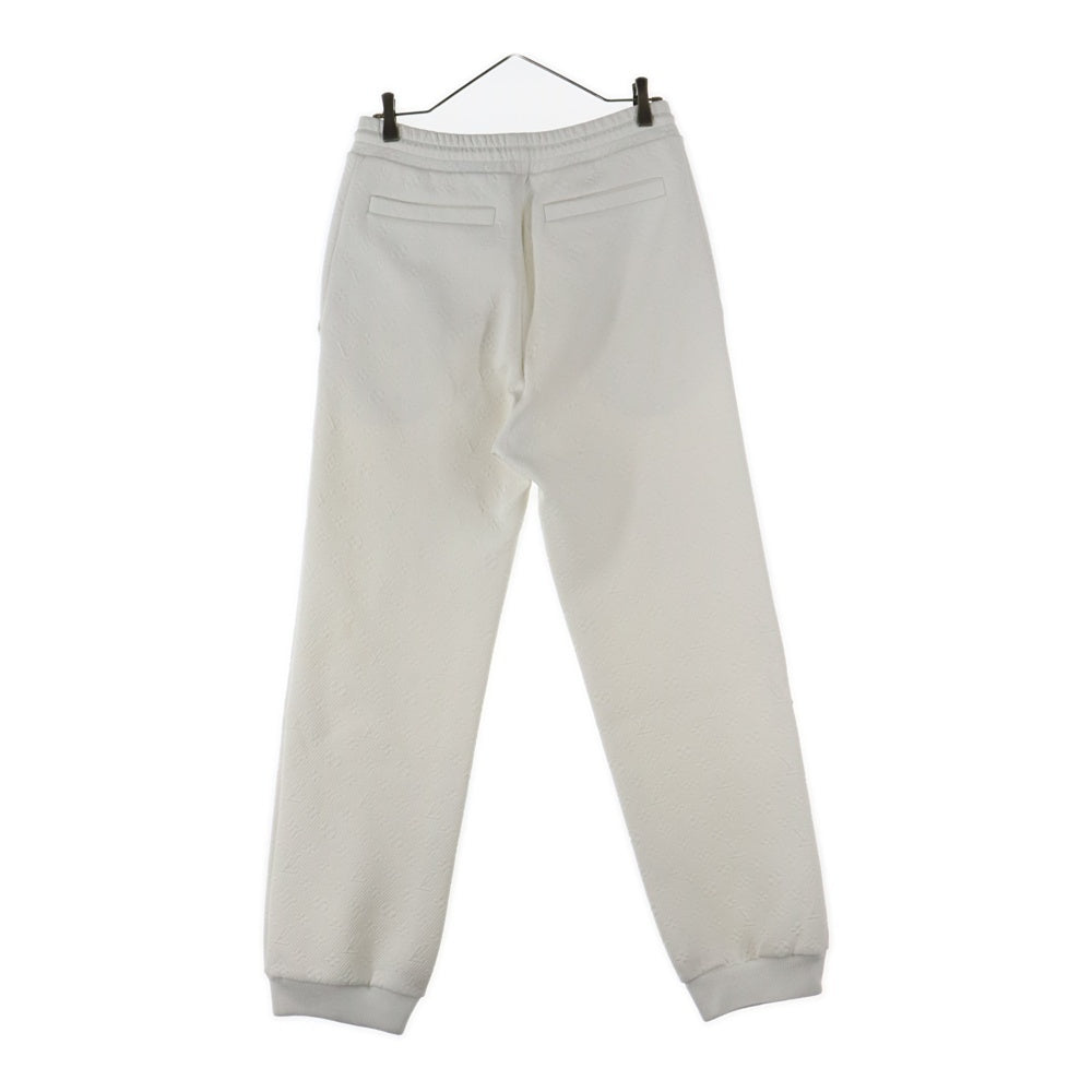 LOUIS VUITTON(ルイヴィトン) 23S モノグラム エンボス ジョガー トラックパンツ ホワイト RM231Q XHM HJY46W