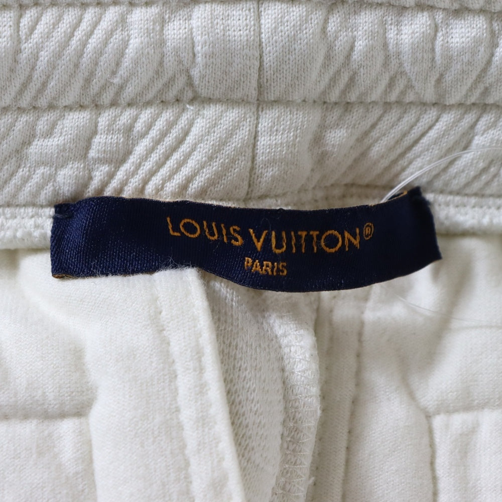 LOUIS VUITTON(ルイヴィトン) 23S モノグラム エンボス ジョガー トラックパンツ ホワイト RM231Q XHM HJY46W