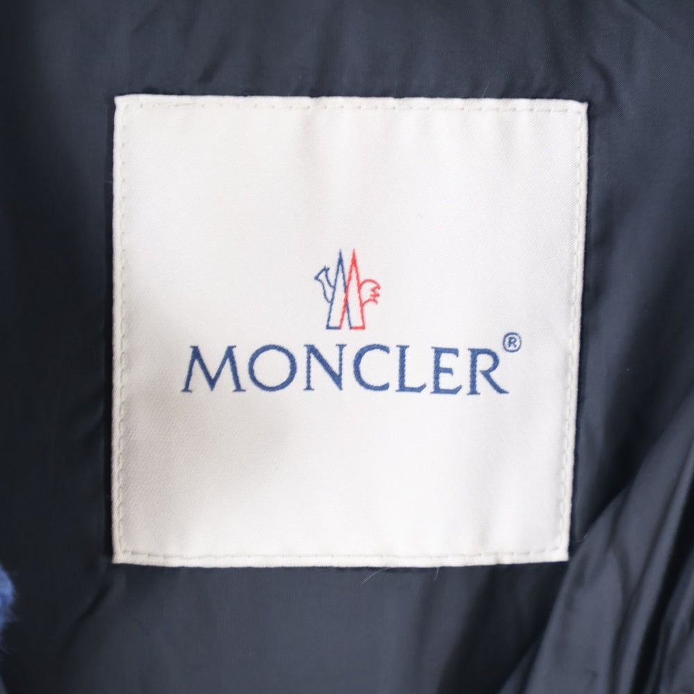 MONCLER(モンクレール) 19AW×fragment design MORANT フラグメント チェック柄ダウンジャケット ブルー E209U4030450
