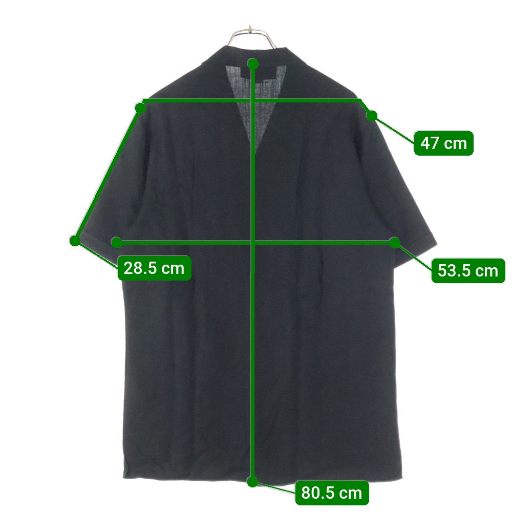 GUCCI(グッチ) 20SS Orgasmique Bowling Shirt レーヨン オープンカラー ボーリング 半袖シャツ ブラック 623169 ZADDU