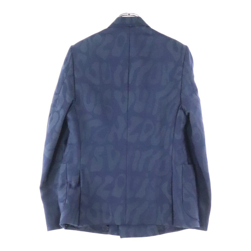 LOUIS VUITTON(ルイヴィトン) 23SS レース ウール ダブルテーラードジャケット ネイビー RM231M S70 HQJ03E