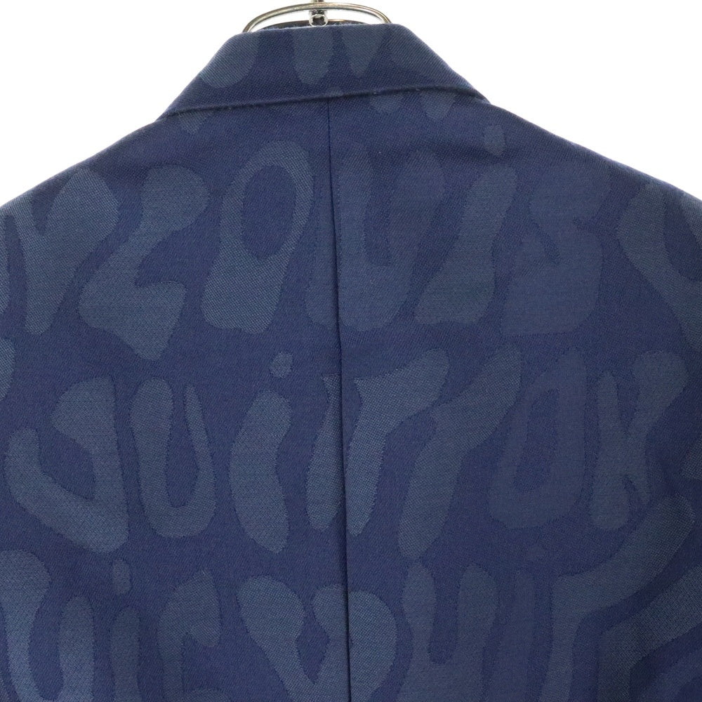 LOUIS VUITTON(ルイヴィトン) 23SS レース ウール ダブルテーラードジャケット ネイビー RM231M S70 HQJ03E