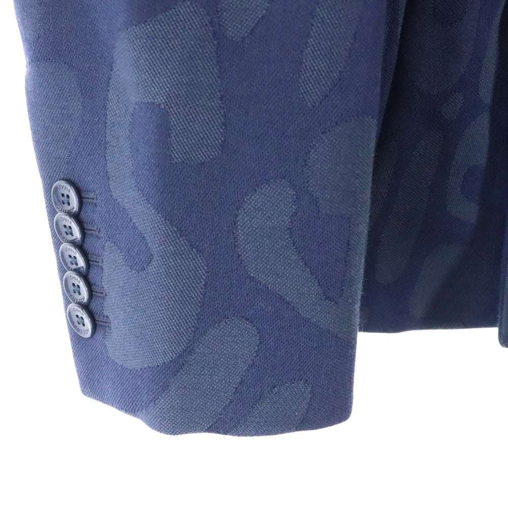 LOUIS VUITTON(ルイヴィトン) 23SS レース ウール ダブルテーラードジャケット ネイビー RM231M S70 HQJ03E