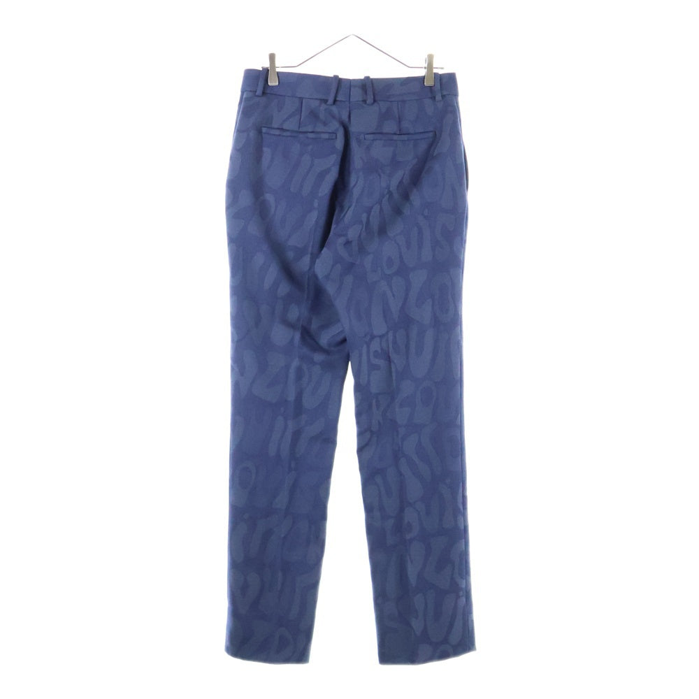 LOUIS VUITTON(ルイヴィトン) 23SS レース ウール スラックスパンツ ネイビー RM231M S70 HOP08W