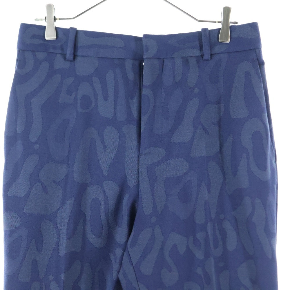 LOUIS VUITTON(ルイヴィトン) 23SS レース ウール スラックスパンツ ネイビー RM231M S70 HOP08W