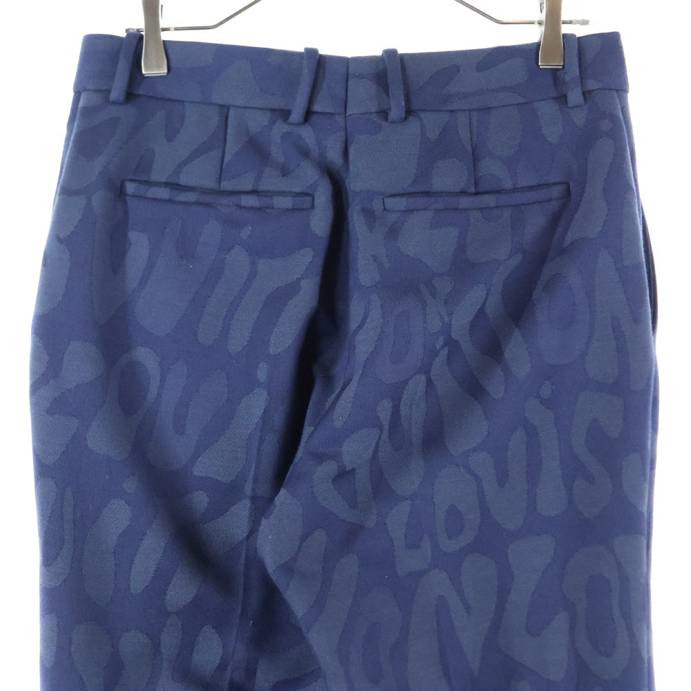 LOUIS VUITTON(ルイヴィトン) 23SS レース ウール スラックスパンツ ネイビー RM231M S70 HOP08W