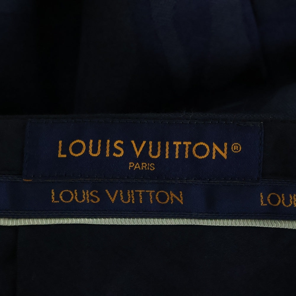 LOUIS VUITTON(ルイヴィトン) 23SS レース ウール スラックスパンツ ネイビー RM231M S70 HOP08W