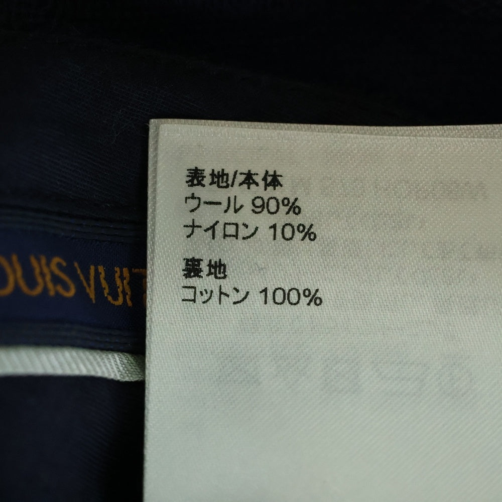LOUIS VUITTON(ルイヴィトン) 23SS レース ウール スラックスパンツ ネイビー RM231M S70 HOP08W