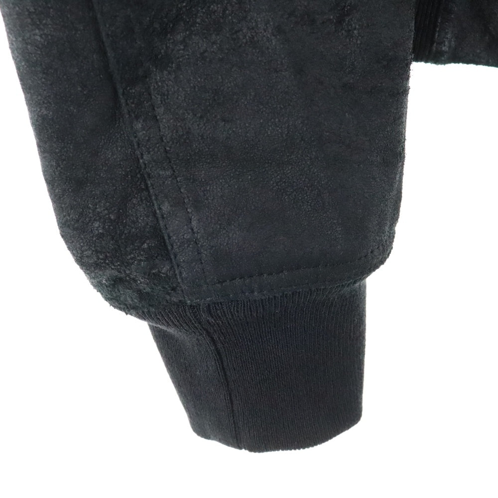 Rick Owens(リックオウエンス) MA-1 ラムレザー ボンバージャケット ブルゾン ブラック RU01B1786-LBA