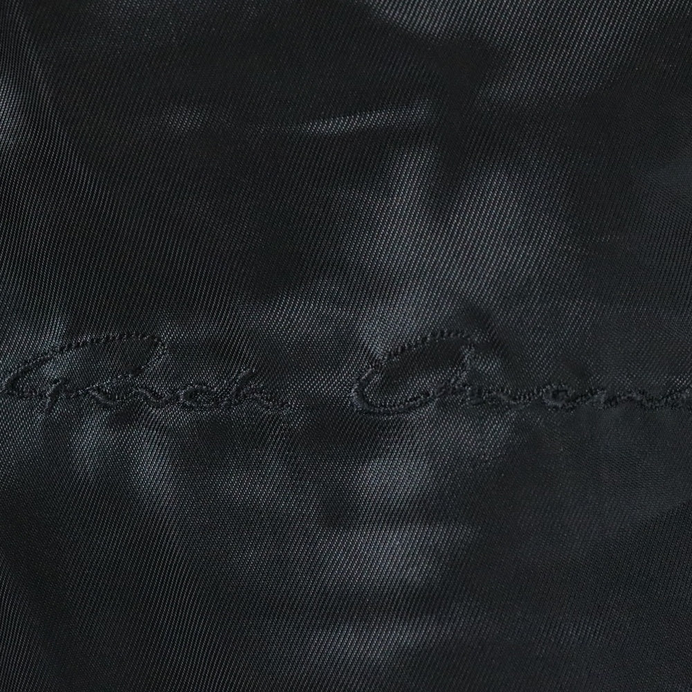 Rick Owens(リックオウエンス) MA-1 ラムレザー ボンバージャケット ブルゾン ブラック RU01B1786-LBA