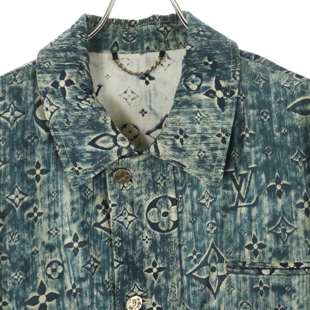 LOUIS VUITTON(ルイヴィトン) 23SS モノグラムデニムジャケット インディゴ 1AATFX RM2319 TC6 HOA02W