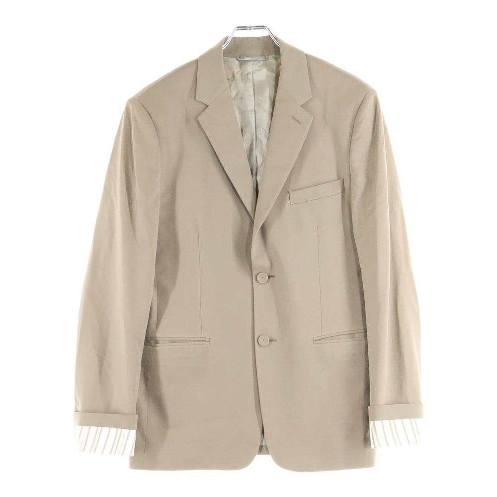 DIOR(ディオール) ノッチドラペル 2B テーラードジャケット スラックスパンツ セットアップスーツ ベージュ 113C293A4739/033C114C4739