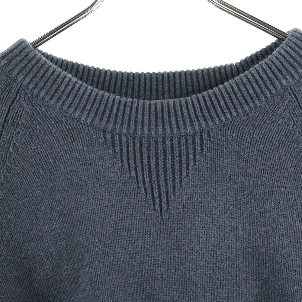 DIOR(ディオール) 19AW 袖オブリーククルーネックニットセーター グレー 943M672AT072