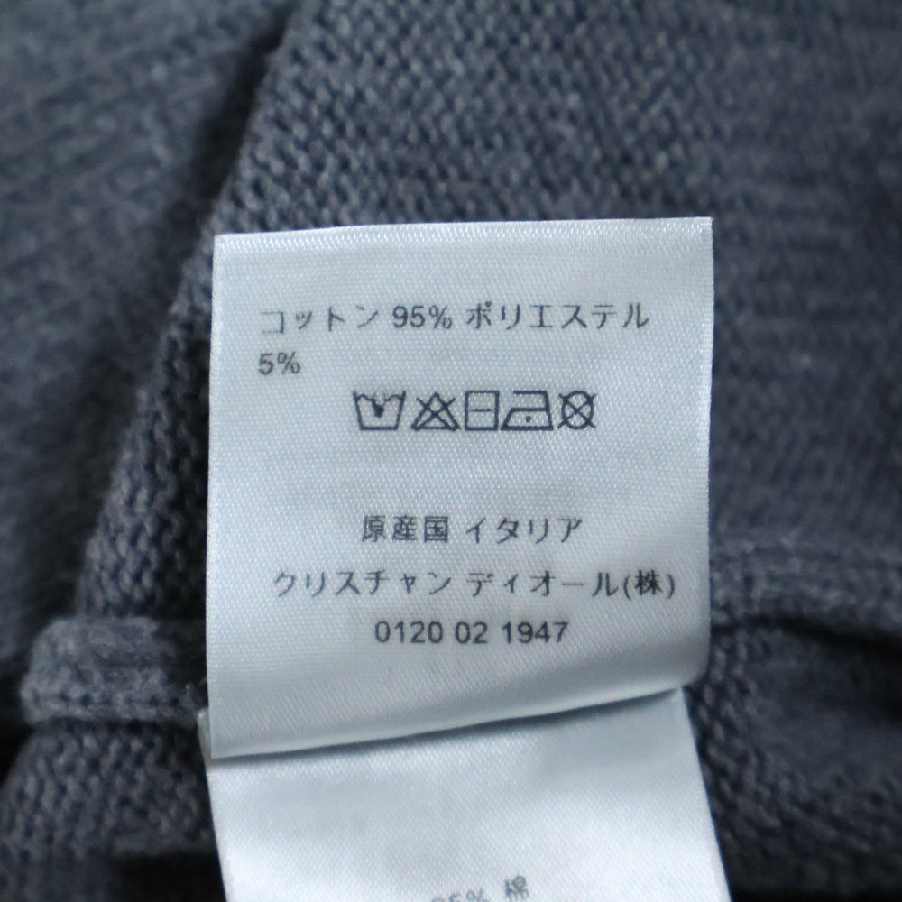 DIOR(ディオール) 19AW 袖オブリーククルーネックニットセーター グレー 943M672AT072