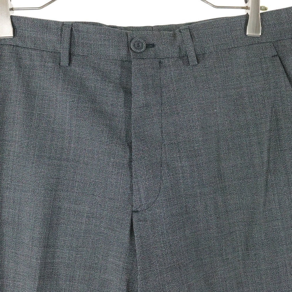 DIOR(ディオール) ロールアップ センタープレス スラックスパンツ チャコールグレー 113C127A4994