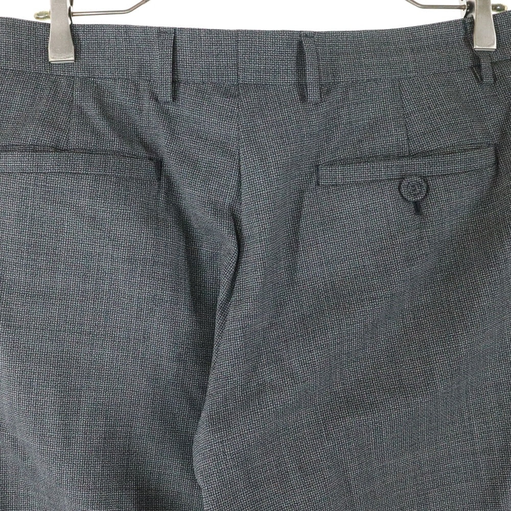 DIOR(ディオール) ロールアップ センタープレス スラックスパンツ チャコールグレー 113C127A4994