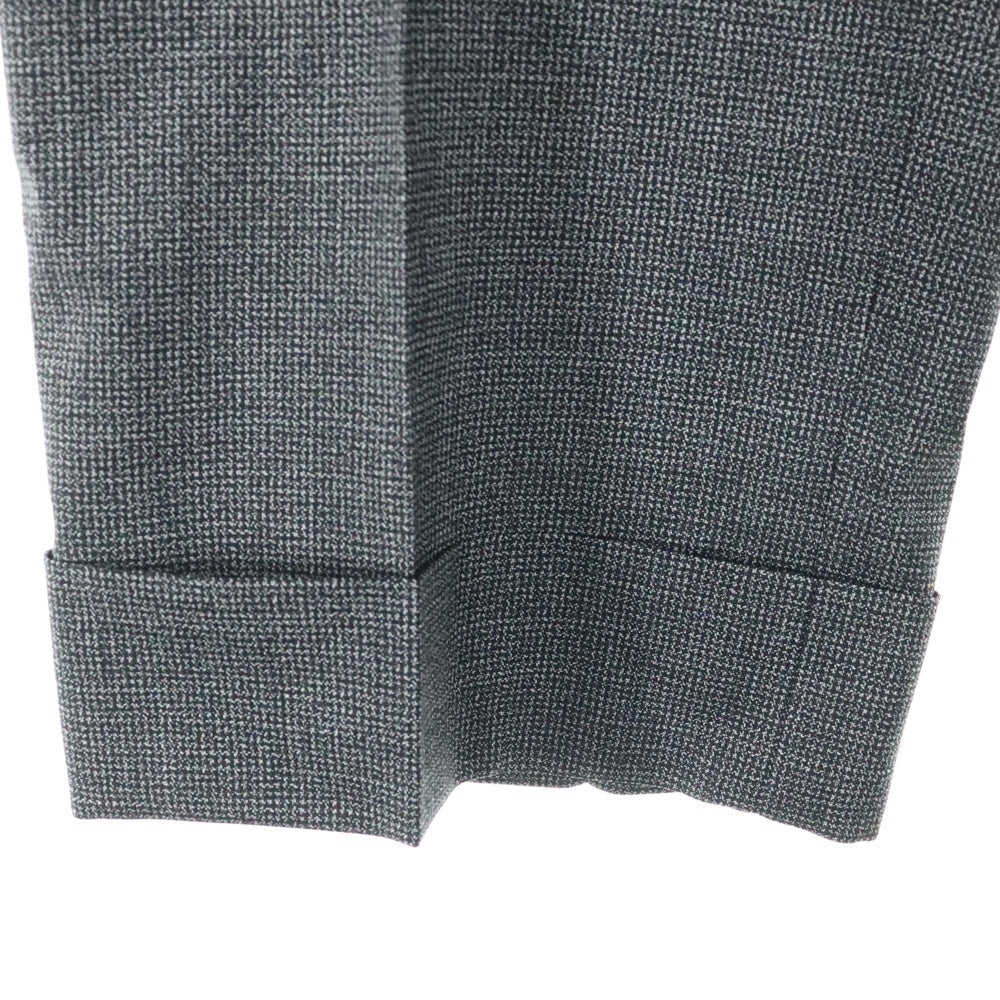 DIOR(ディオール) ロールアップ センタープレス スラックスパンツ チャコールグレー 113C127A4994