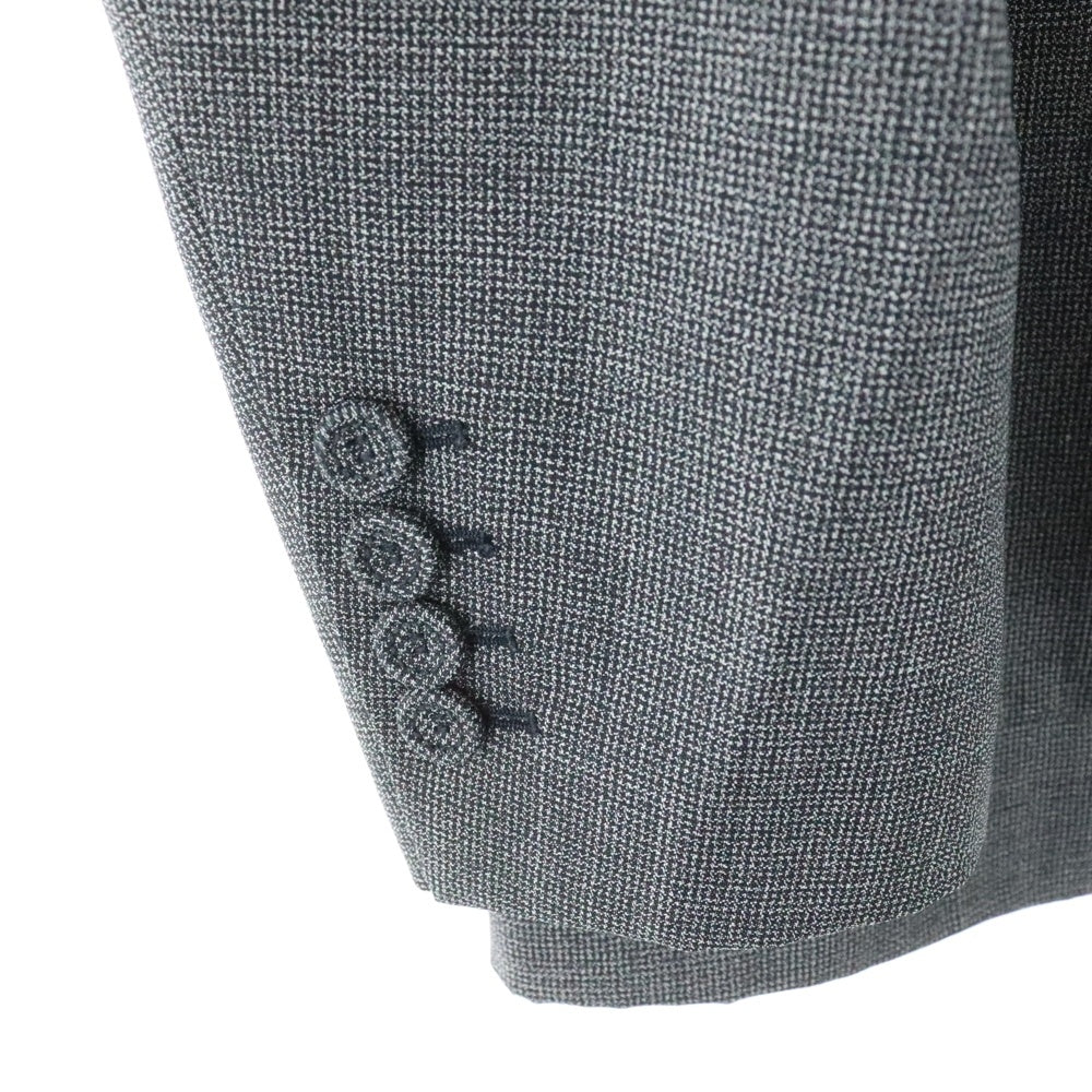DIOR(ディオール) CD ロゴ ノッチドラペル 3B テーラードジャケット チャコールグレー 113C278A4994