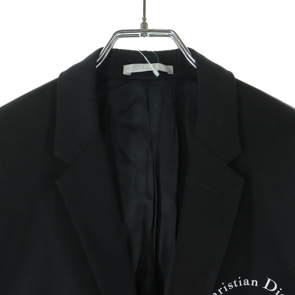 Dior HOMME(ディオールオム) 18AW ATELIER アトリエロゴ 2B テーラードジャケット ブラック 863C205I5463