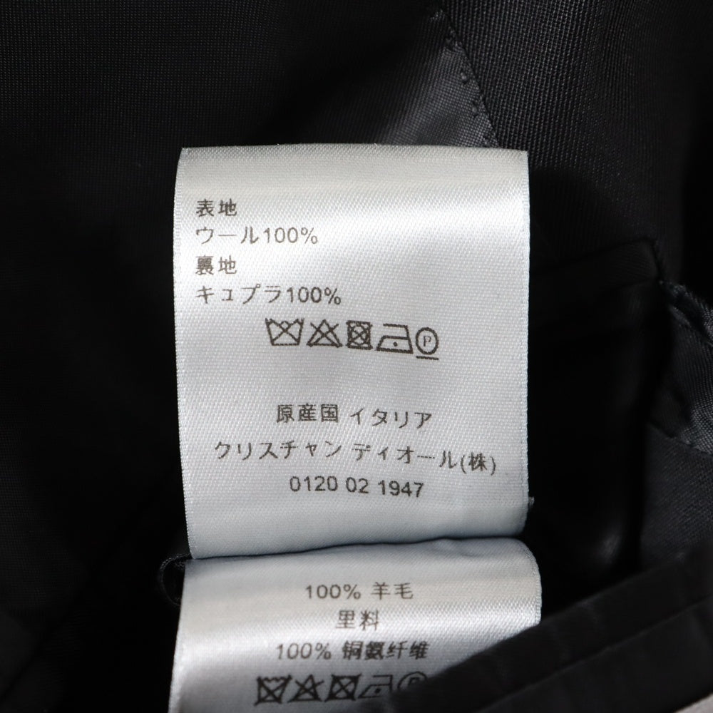 Dior HOMME(ディオールオム) 18AW ATELIER アトリエロゴ 2B テーラードジャケット ブラック 863C205I5463