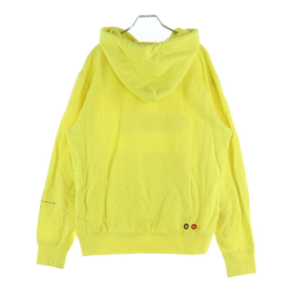 MONCLER(モンクレール) 19SS ×Fragment MAGLIA フラグメント ロゴ スウェットプルオーバーパーカー イエロー E109U8003750