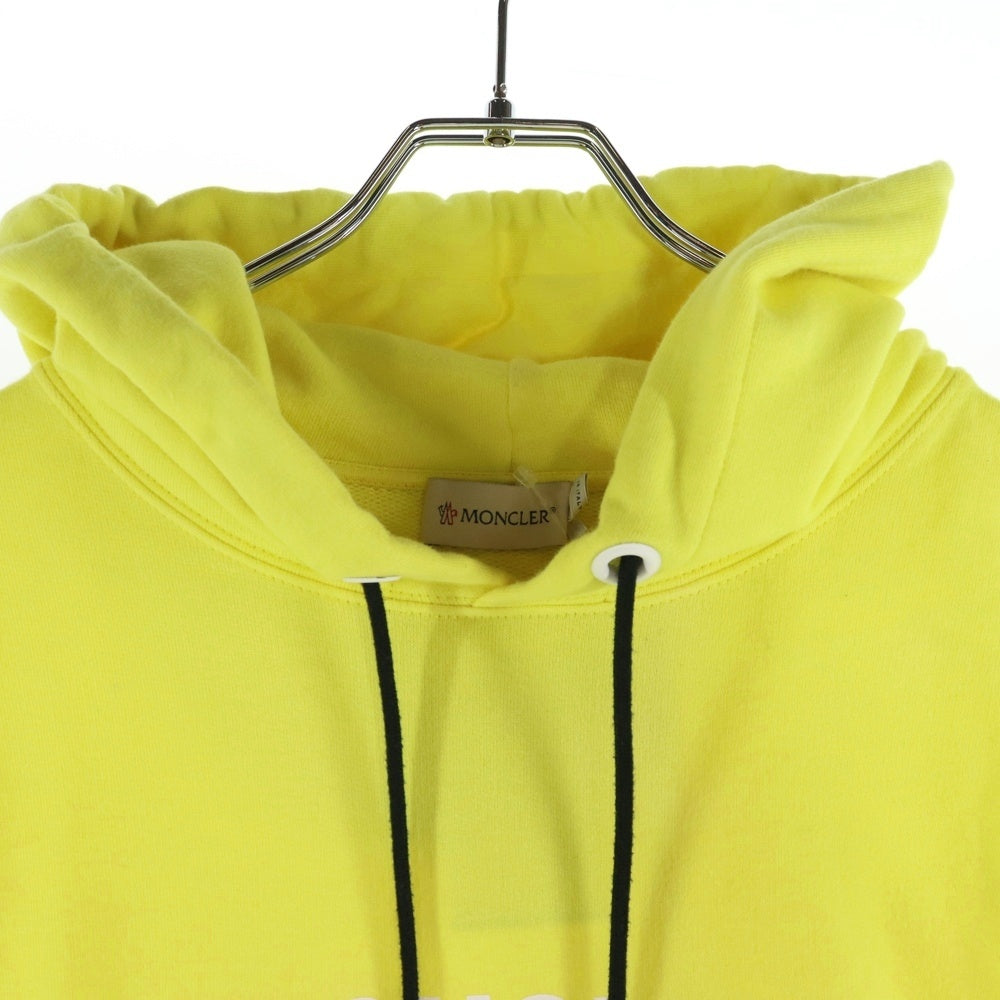 MONCLER(モンクレール) 19SS ×Fragment MAGLIA フラグメント ロゴ スウェットプルオーバーパーカー イエロー E109U8003750
