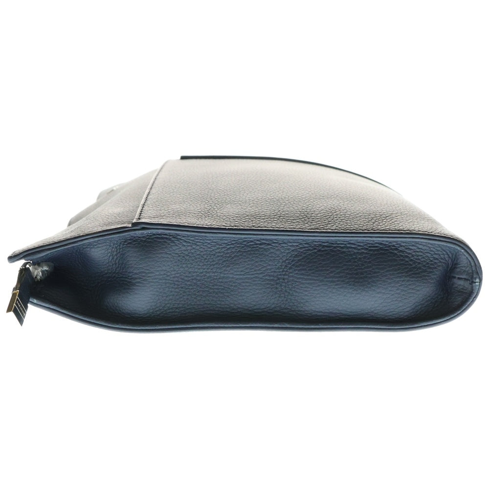 DIOR(ディオール) CD LEATHER CLUCH カーフスキン レザー メタルロゴ クラッチバッグ ブラック