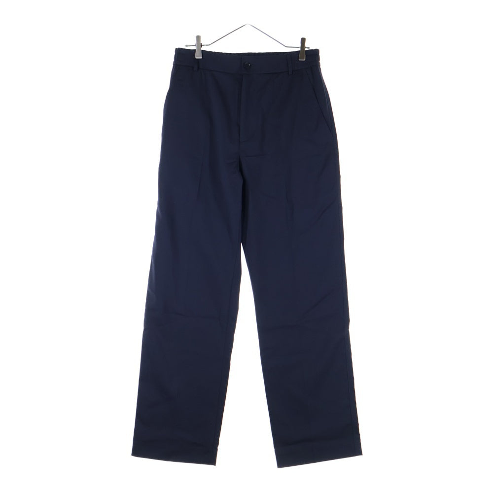 MONCLER(モンクレール) 25SS Pantalone Sportive Logo Jogging Trousers ロゴ ウール ポリエステル スラックスパンツ ブラック K10912A00016