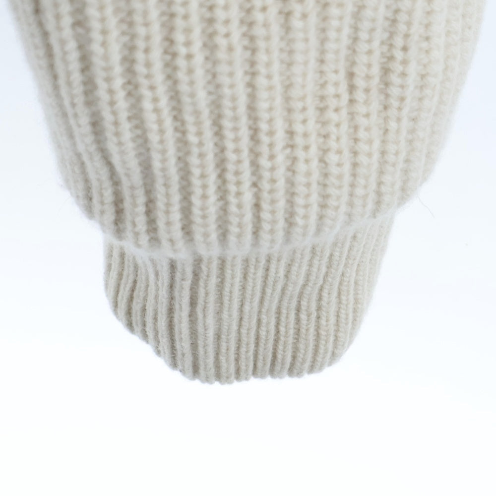 MONCLER(モンクレール) 24AW Reversible Wool Blend Sweatshirt リバーシブル ウール ニット ダウン ジャケット ベージュ J20919B00035
