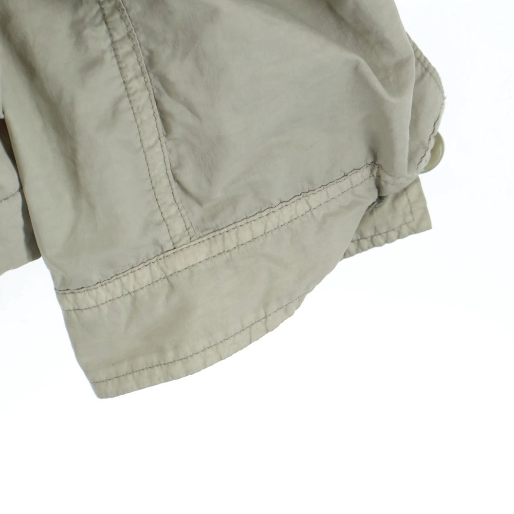 C.P. Company(シーピーカンパニー) FLATT NYLON GOGGLE OVERSHIRTS ゴーグルフード付き ナイロン ジャケット ベージュ 18CMOS090A-005991G