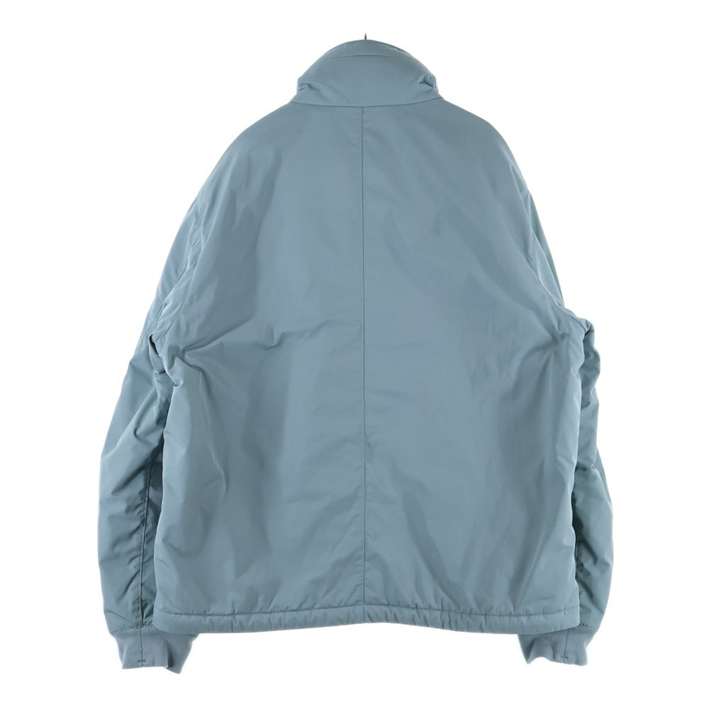STONE ISLAND(ストーンアイランド) 24AW POLYESTER MICRO TWILL JACKET ポリエステル マイクロツイル ワッペンロゴ ジップアップ ジャケット ブルー 811543726