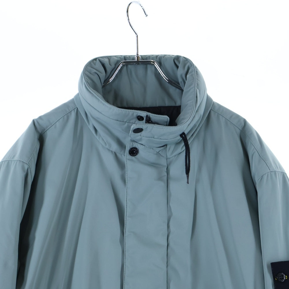 STONE ISLAND(ストーンアイランド) 24AW POLYESTER MICRO TWILL JACKET ポリエステル マイクロツイル ワッペンロゴ ジップアップ ジャケット ブルー 811543726