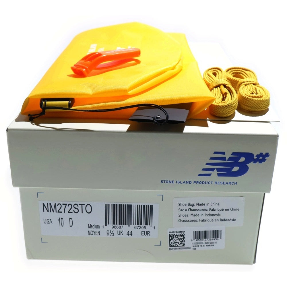 New Balance(ニューバランス) NM272STO ×STONE ISLAND MARINA NUMERIC 272 OCHRE ストーンアイランド マリーナ ヌメリック 272 オーカー ローカットスニーカー イエロー US10/28cm
