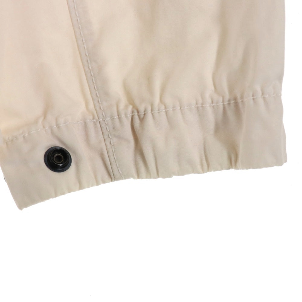 STONE ISLAND(ストーンアイランド) 22SS オールドトリートメント コットン ジップ シャツジャケット ホワイト 7615114WN