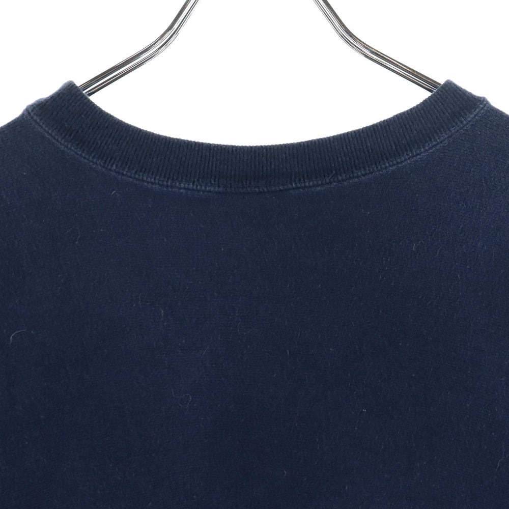 CHAMPION(チャンピオン) 80S VINTAGE REVERSE WEAVE ヴィンテージ リバースウェーブ トリコタグ中期 フロッキープリント クルーネック スウェットトレーナー ネイビー