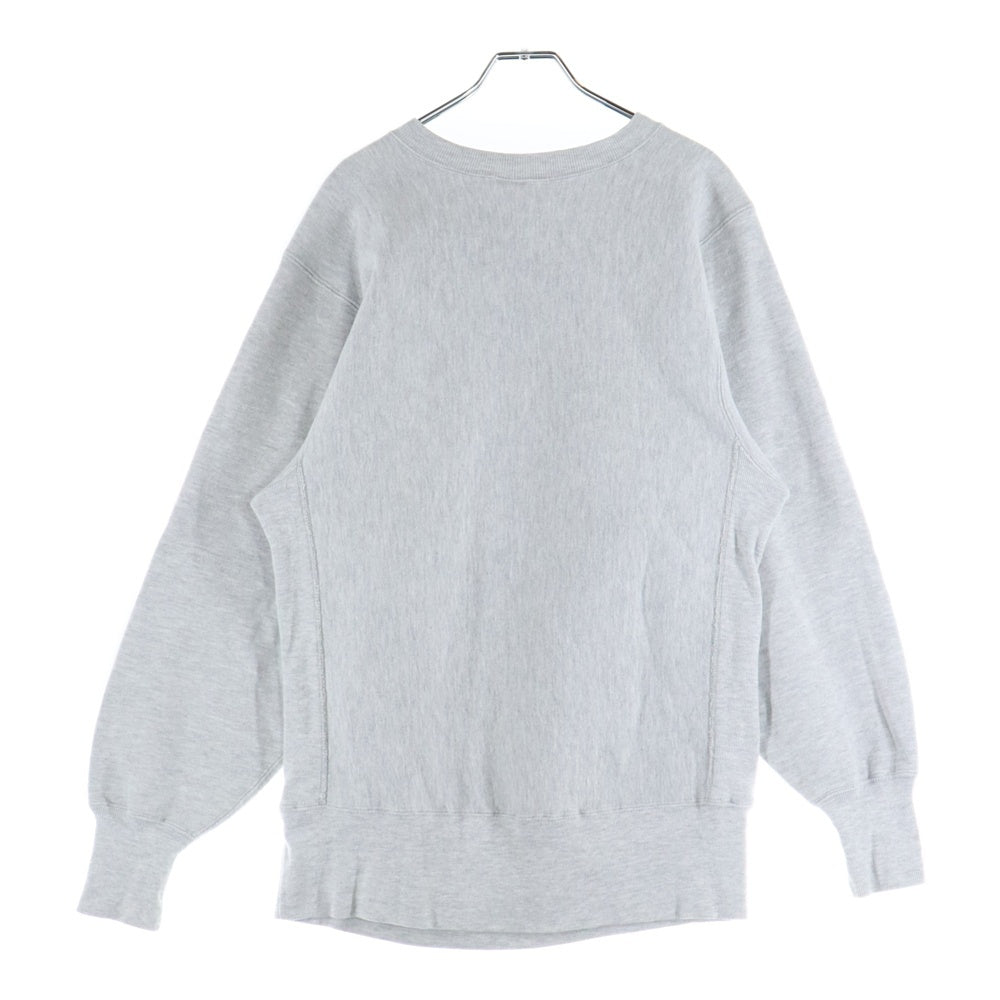 CHAMPION(チャンピオン) 90S VINTAGE REVERSE WEAVE WESTPOINT PREP ヴィンテージ リバースウェーブ 刺繍タグ プリント クルーネック スウェットトレーナー グレー