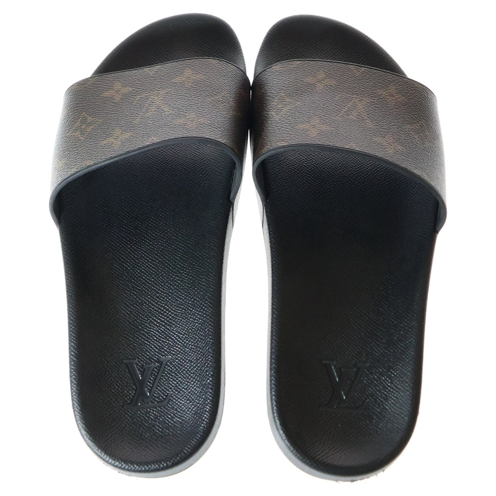 LOUIS VUITTON(ルイヴィトン) ウォーターフロントライン モノグラム ミュール ラバーサンダル ブラック/ブラウン