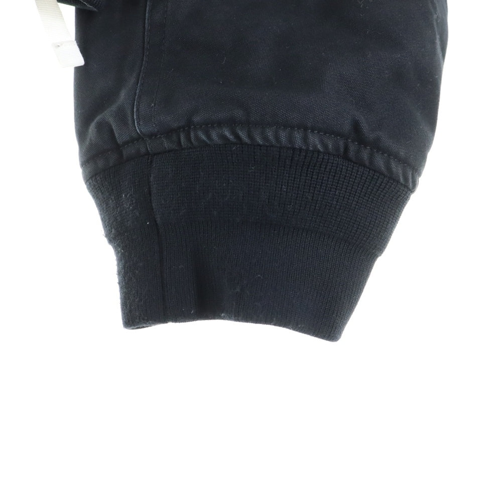 OFF-WHITE(オフホワイト) DIAG TAB BOMBER JACKET フロントロゴ プリント ダイアグ タブ ボンバージャケット ブルゾン ブラック OMEH04C99FAB001