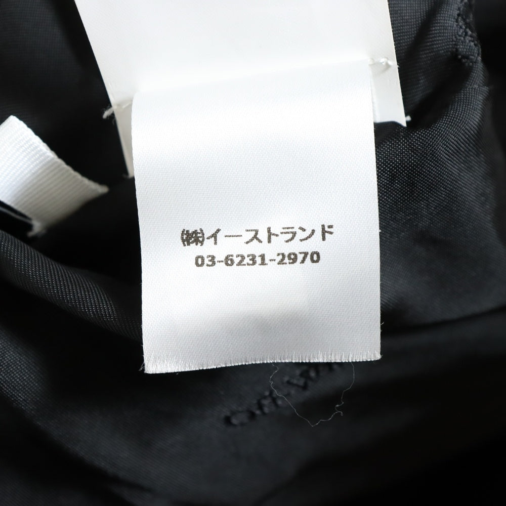 OFF-WHITE(オフホワイト) 24AW Golf Varsity Jacket ロゴワッペン ゴルフ バーシティジャケット スタジャン ブルゾン ブラック OMJA122T24FAB002
