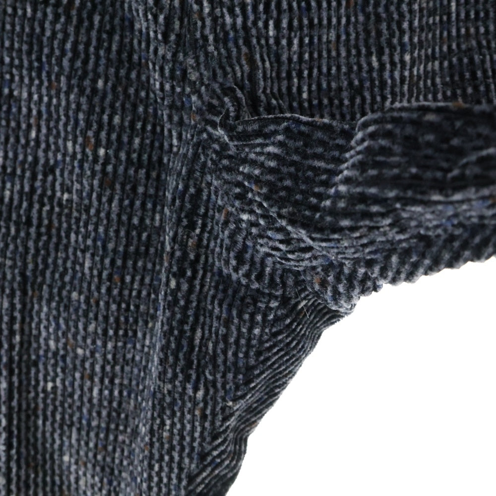 VERSACE JEANS COUTURE(ヴェルサーチジーンズクチュール) メデューサロゴ ボタンフライ コーデュロイパンツ ダークグレー D-TK-388