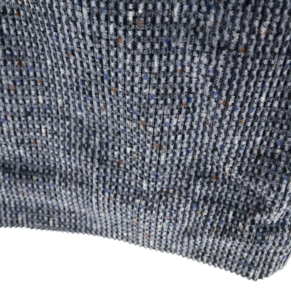 VERSACE JEANS COUTURE(ヴェルサーチジーンズクチュール) メデューサロゴ ボタンフライ コーデュロイパンツ ダークグレー D-TK-388