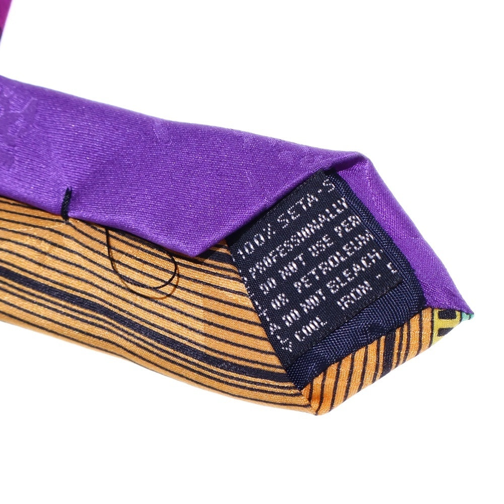 VERSUS VERSACE(ヴェルサス ヴェルサーチ) 総柄 シルク ネクタイ マルチ