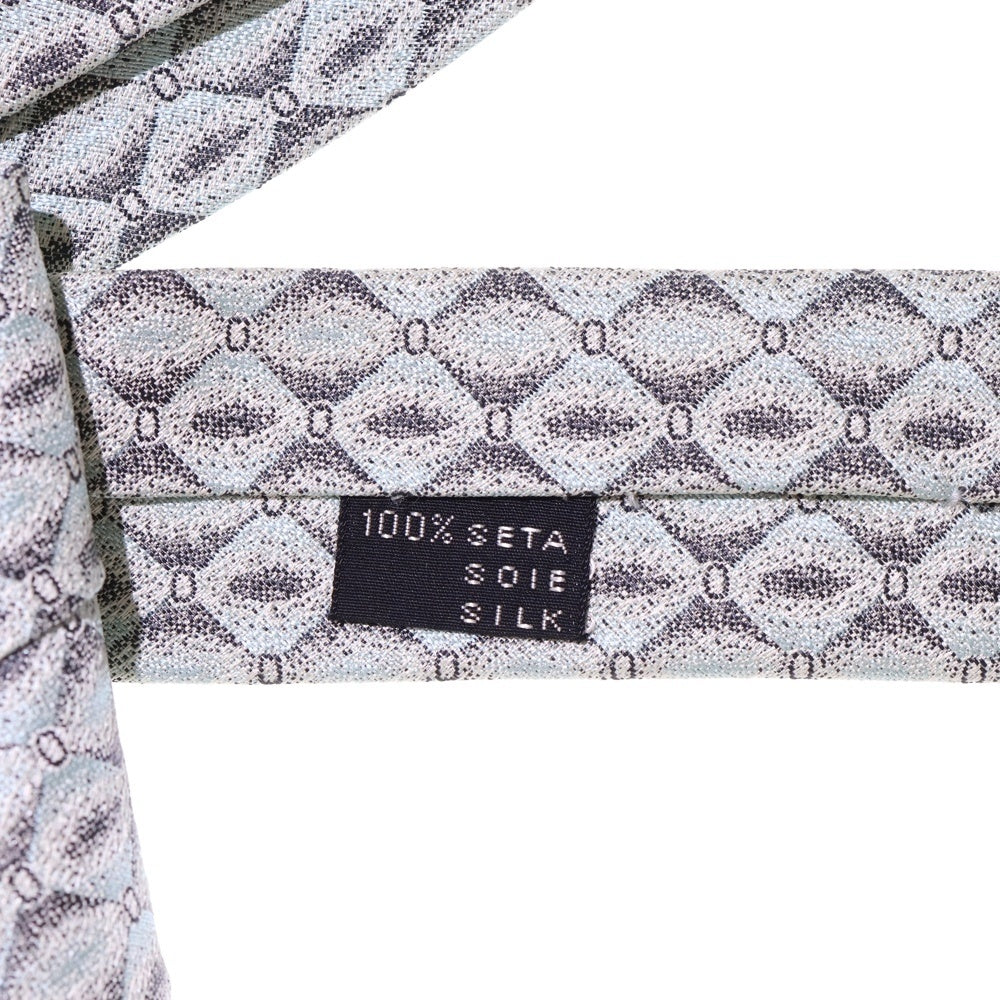 GIANNI VERSACE(ジャンニ ヴェルサーチ) 総柄 シルク ネクタイ ライトグリーン