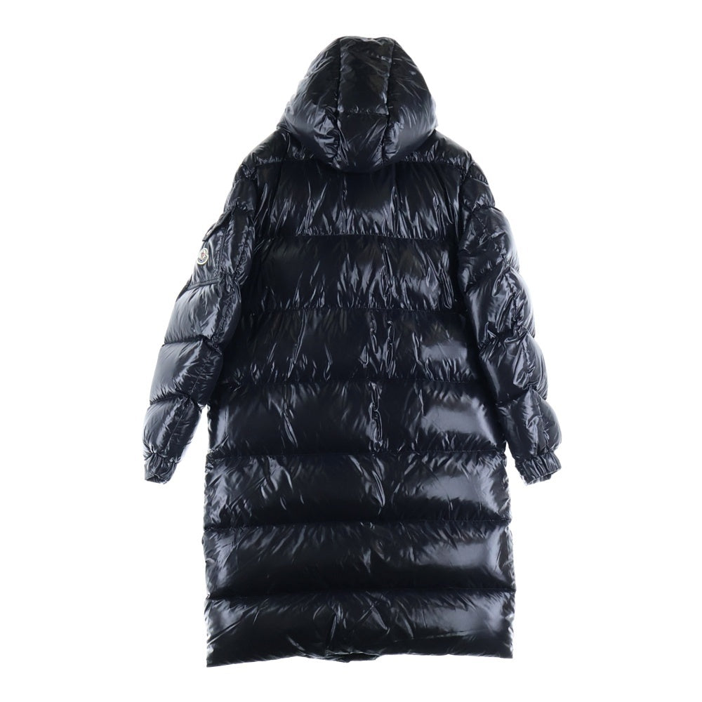 MONCLER(モンクレール) 19AW HANOVERIAN GIUBBOTTO ハノーヴェリアン ジュボット ロゴワッペン ナイロン ロングダウンジャケット ブラック E20914236105 C0081
