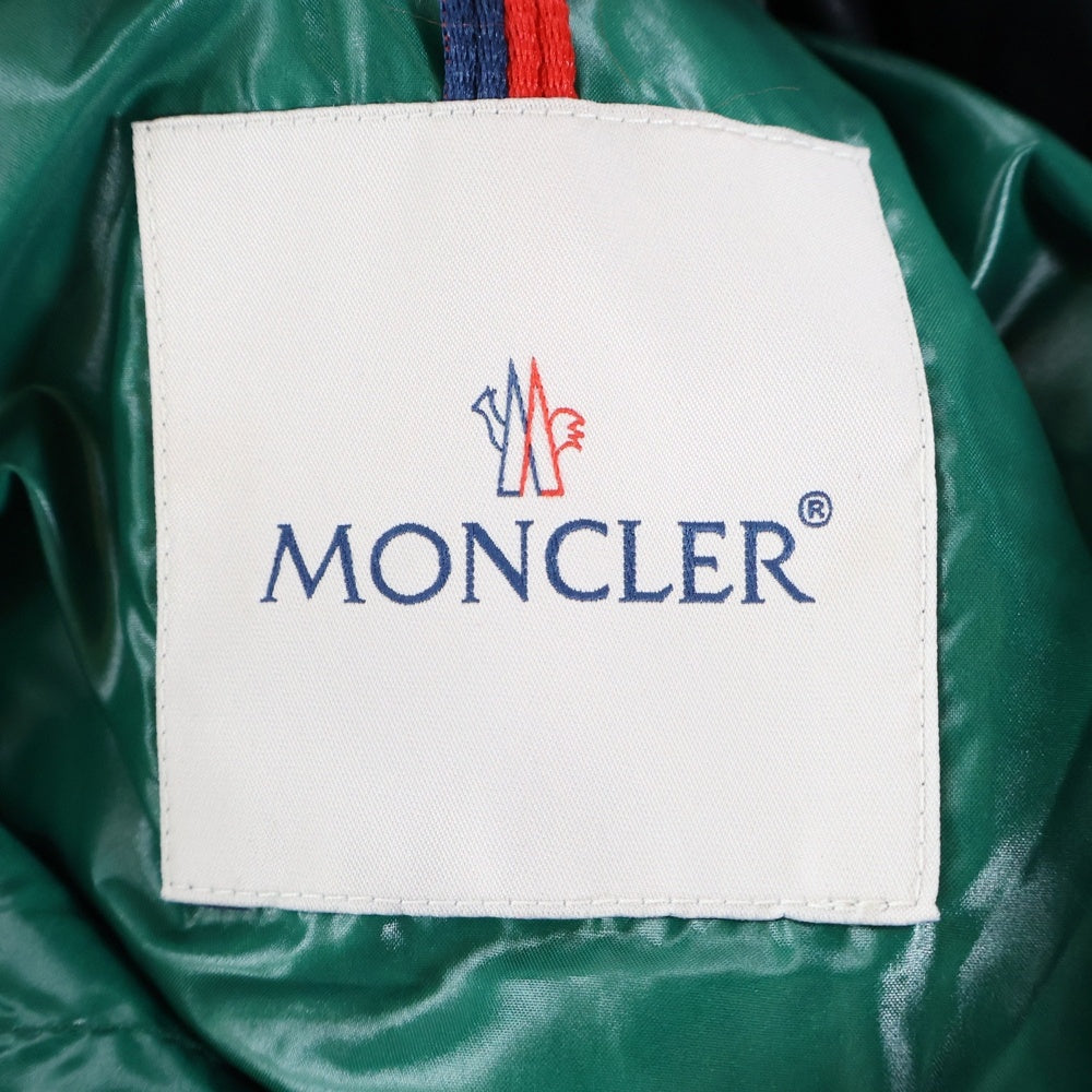 MONCLER(モンクレール) 19AW HANOVERIAN GIUBBOTTO ハノーヴェリアン ジュボット ロゴワッペン ナイロン ロングダウンジャケット ブラック E20914236105 C0081