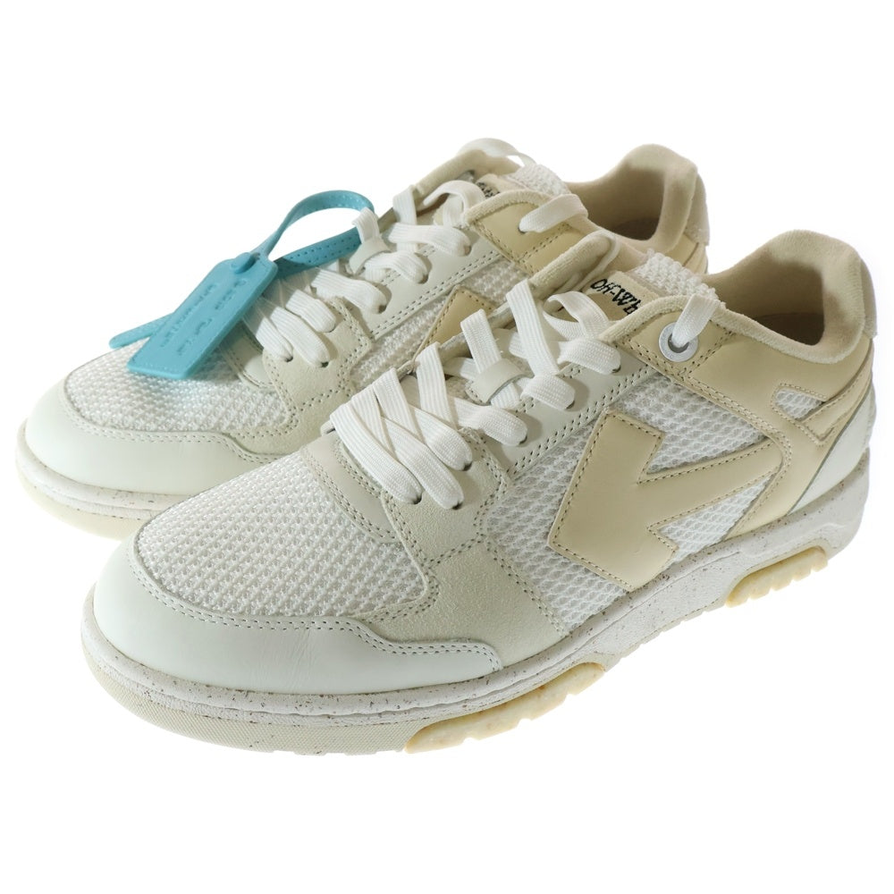 OFF-WHITE(オフホワイト) RS SLIM OUT OF OFFICE スリム アウト オブ オフィス ローカットスニーカー ベージュ OMIA243G23LEA0010104