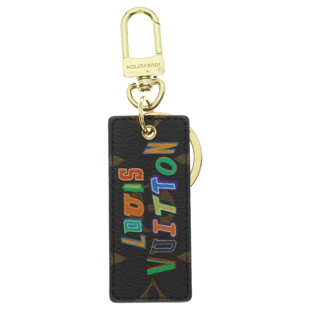 LOUIS VUITTON(ルイヴィトン) ×NBA エヌビーエー ポルトクレ モノグラム レターズ バッグチャーム キーホルダー ブラウン MP3019 BC0231