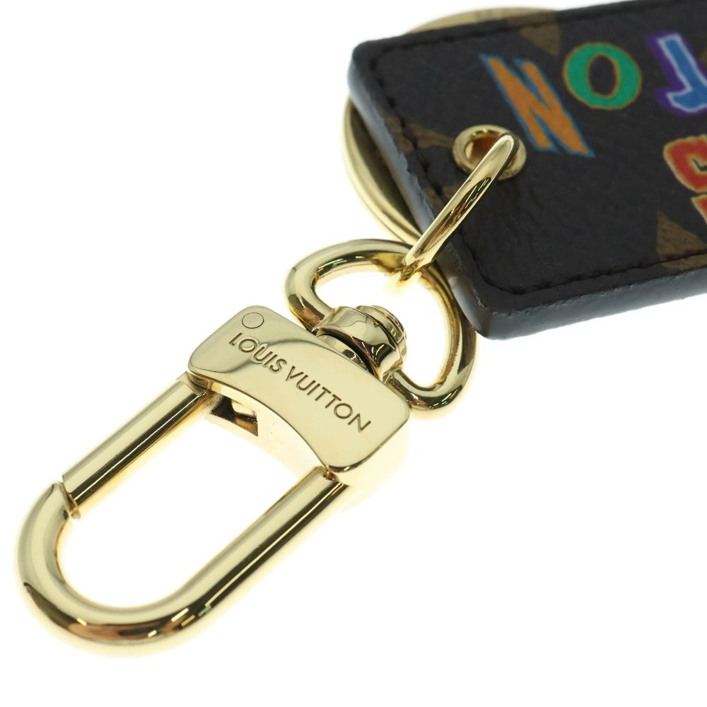LOUIS VUITTON(ルイヴィトン) ×NBA エヌビーエー ポルトクレ モノグラム レターズ バッグチャーム キーホルダー ブラウン MP3019 BC0231