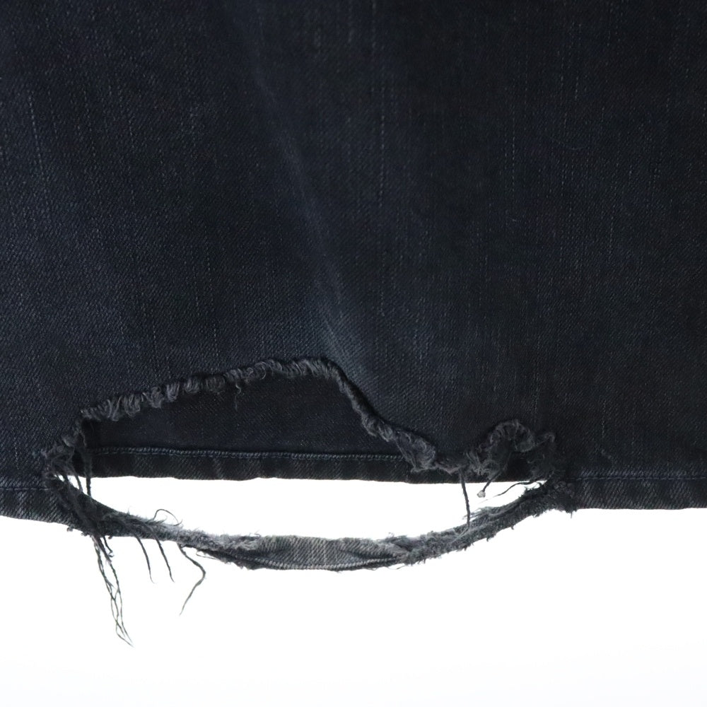 BALENCIAGA(バレンシアガ) 24SS Drawstring Baggy Jeans ドローストリング バギー デニムパンツ ブラック 786643 TQW59