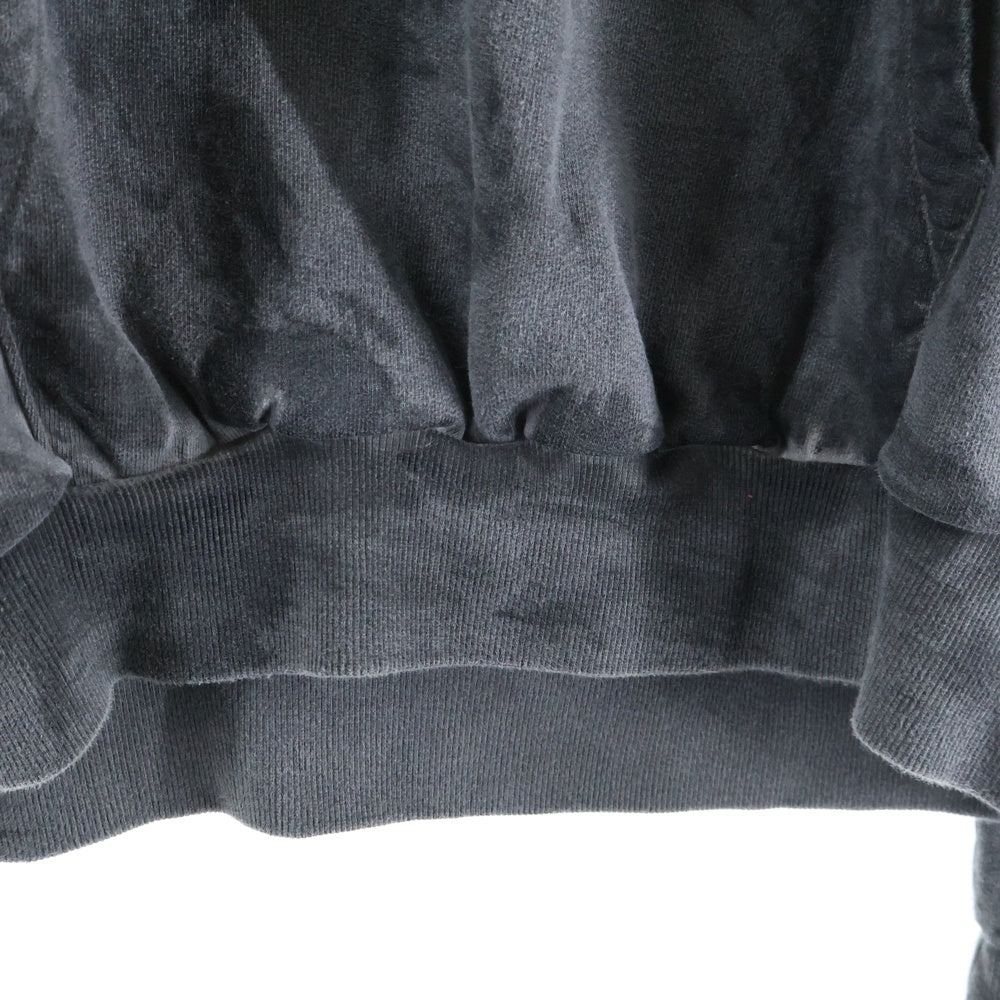 cvtvlist(カタリスト) 24AW ユージュアル刺繍 ダメージ加工プルオーバーパーカー グレー 2401090301